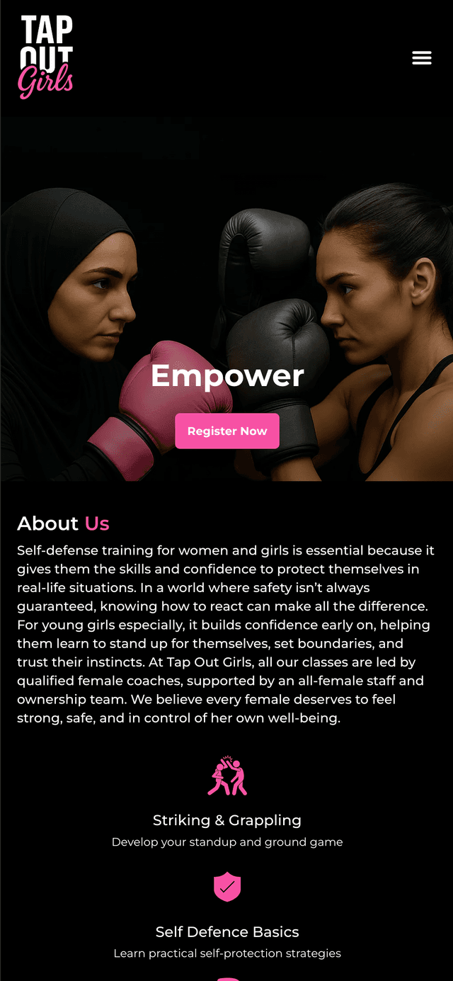 Tap Out Girls project