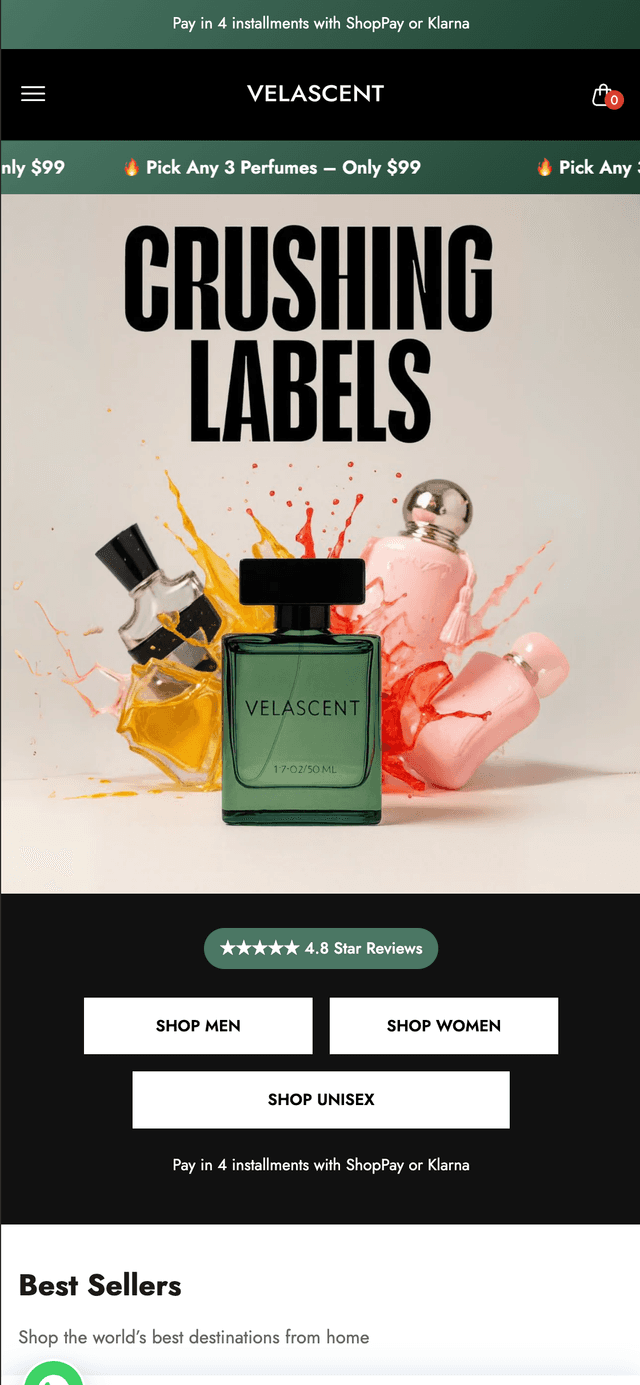 Velascent Perfumes project